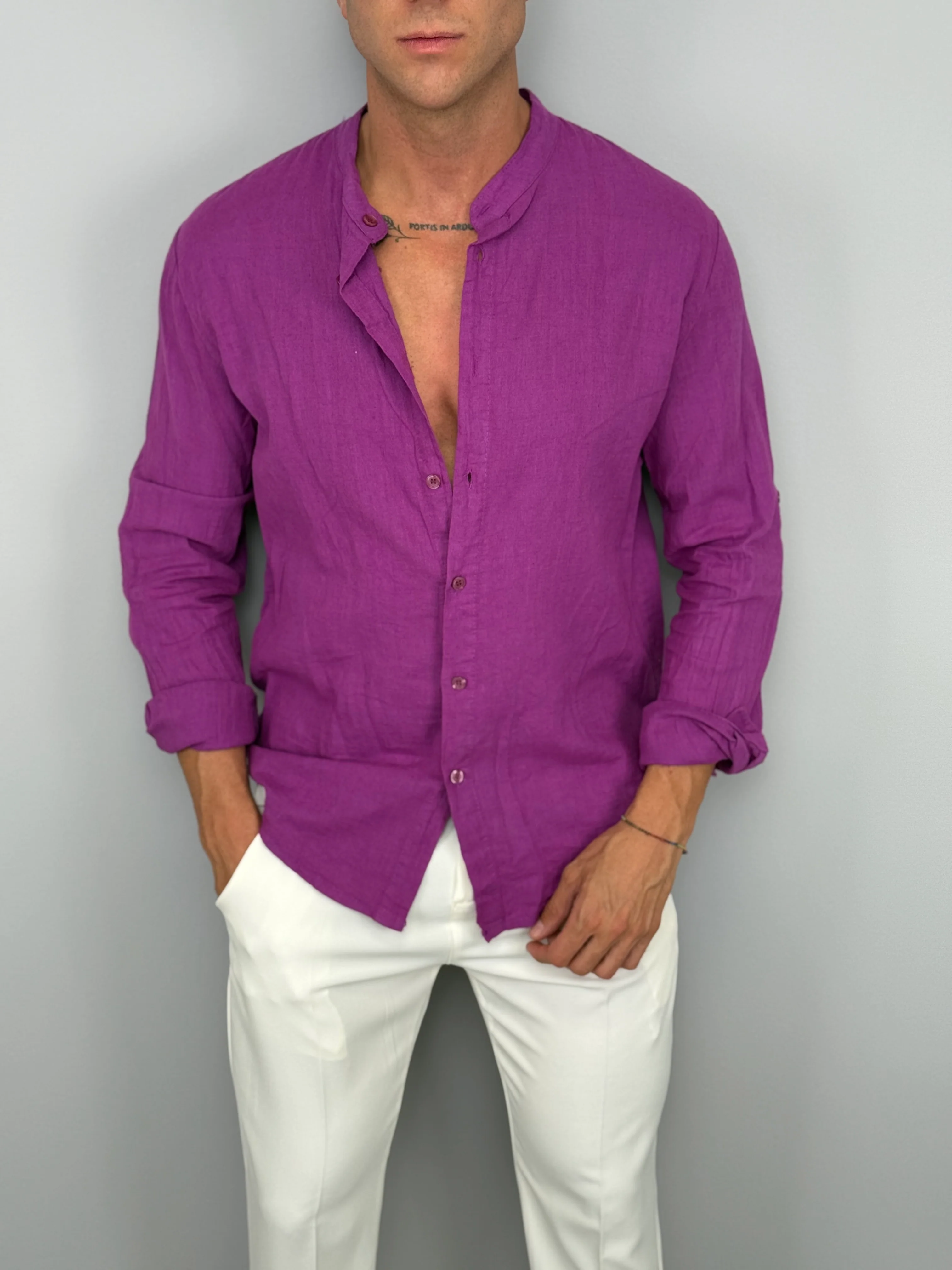 CAMICIA LINO COREANA - Image 26