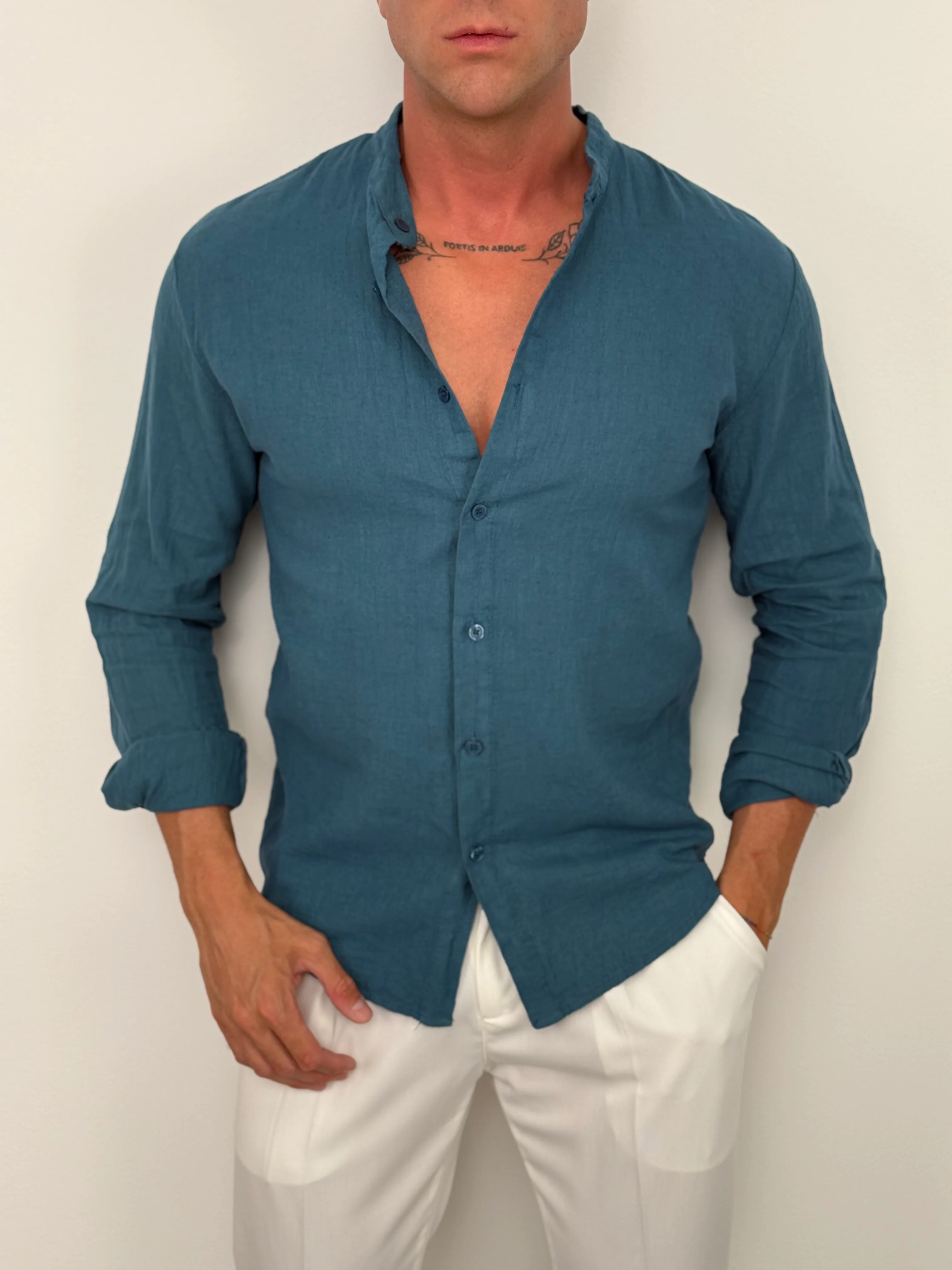 CAMICIA LINO COREANA - Image 5