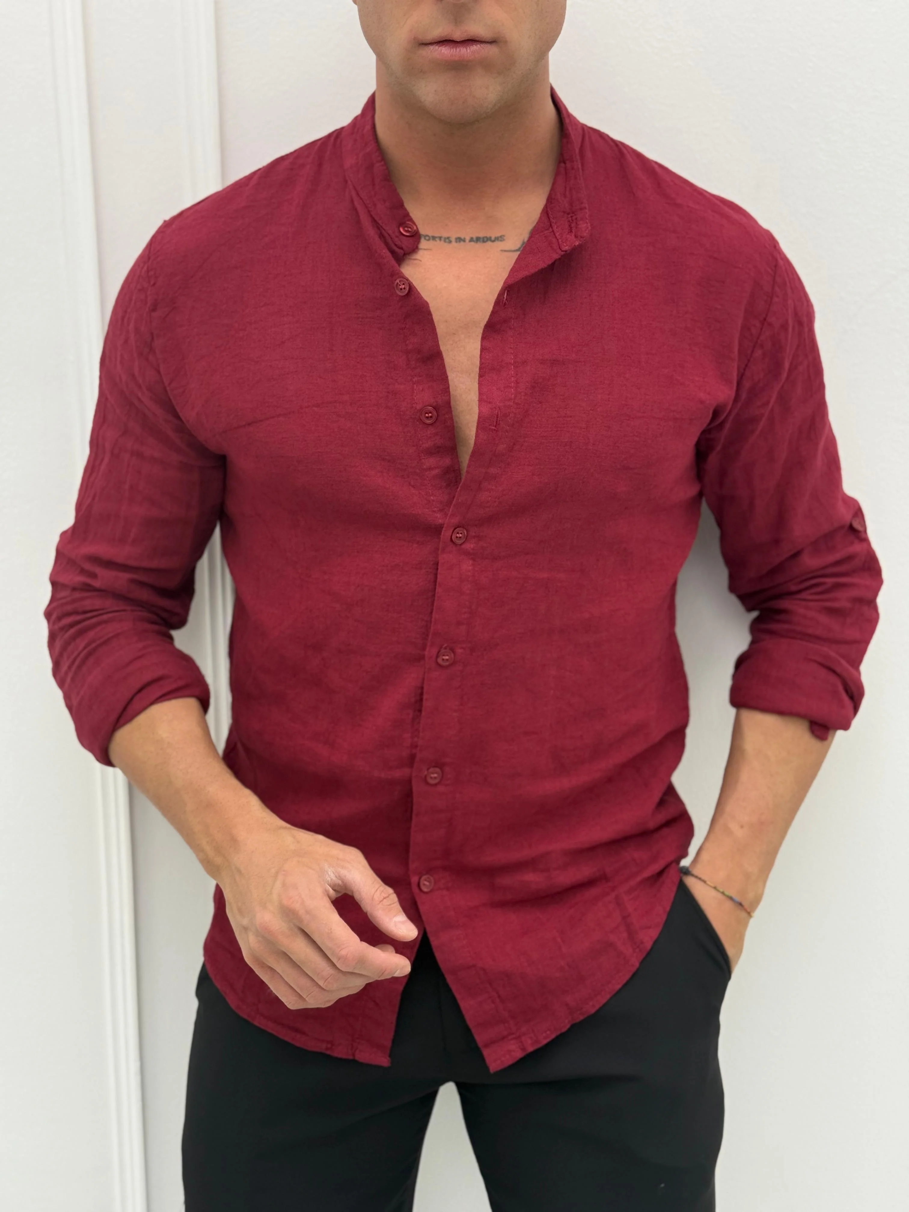 CAMICIA LINO COREANA - Image 6