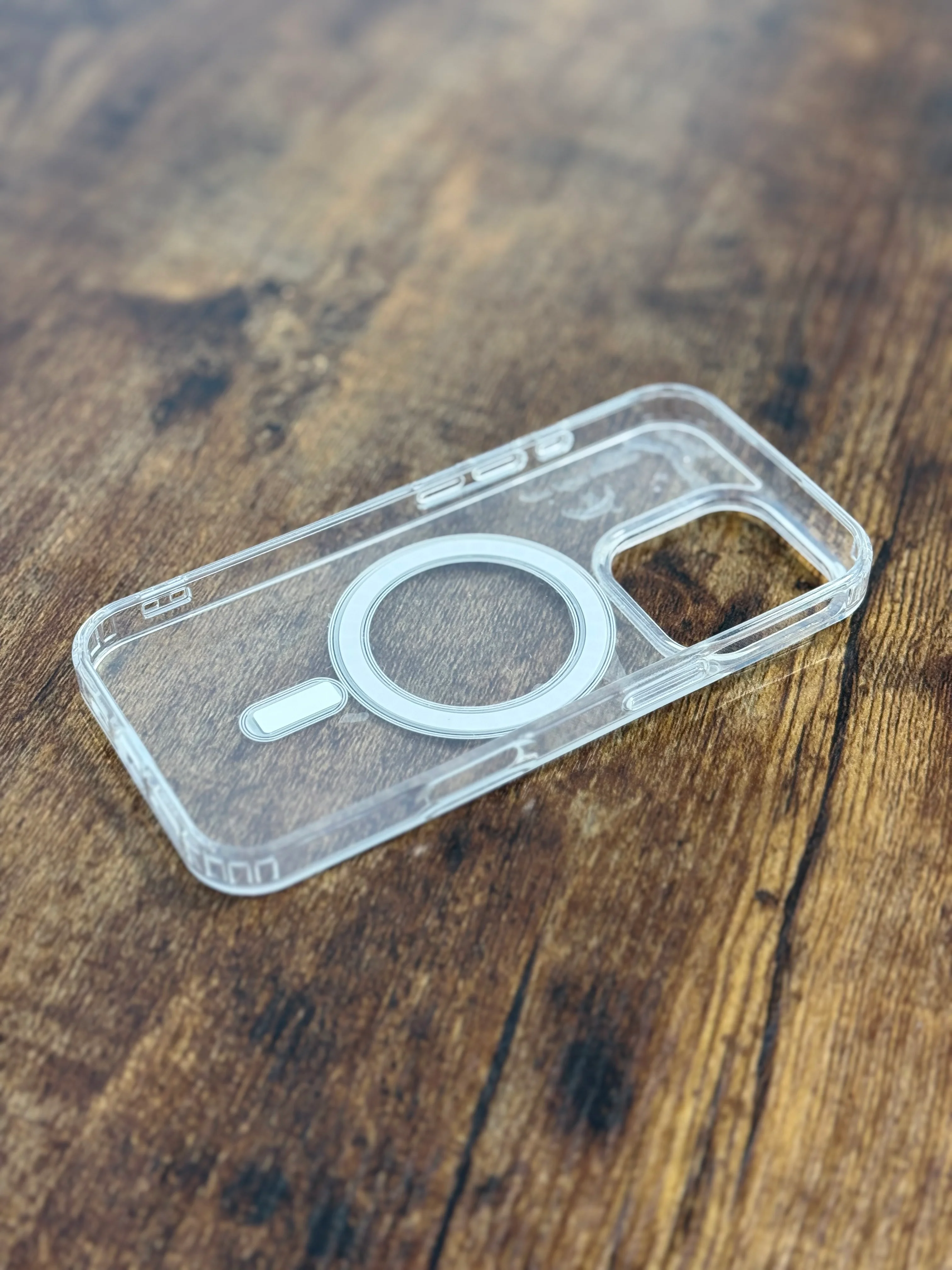 COVER MAGSAFE IPHONE 15PRO/16PRO/16PROMAX TRASPARENTE - Image 3