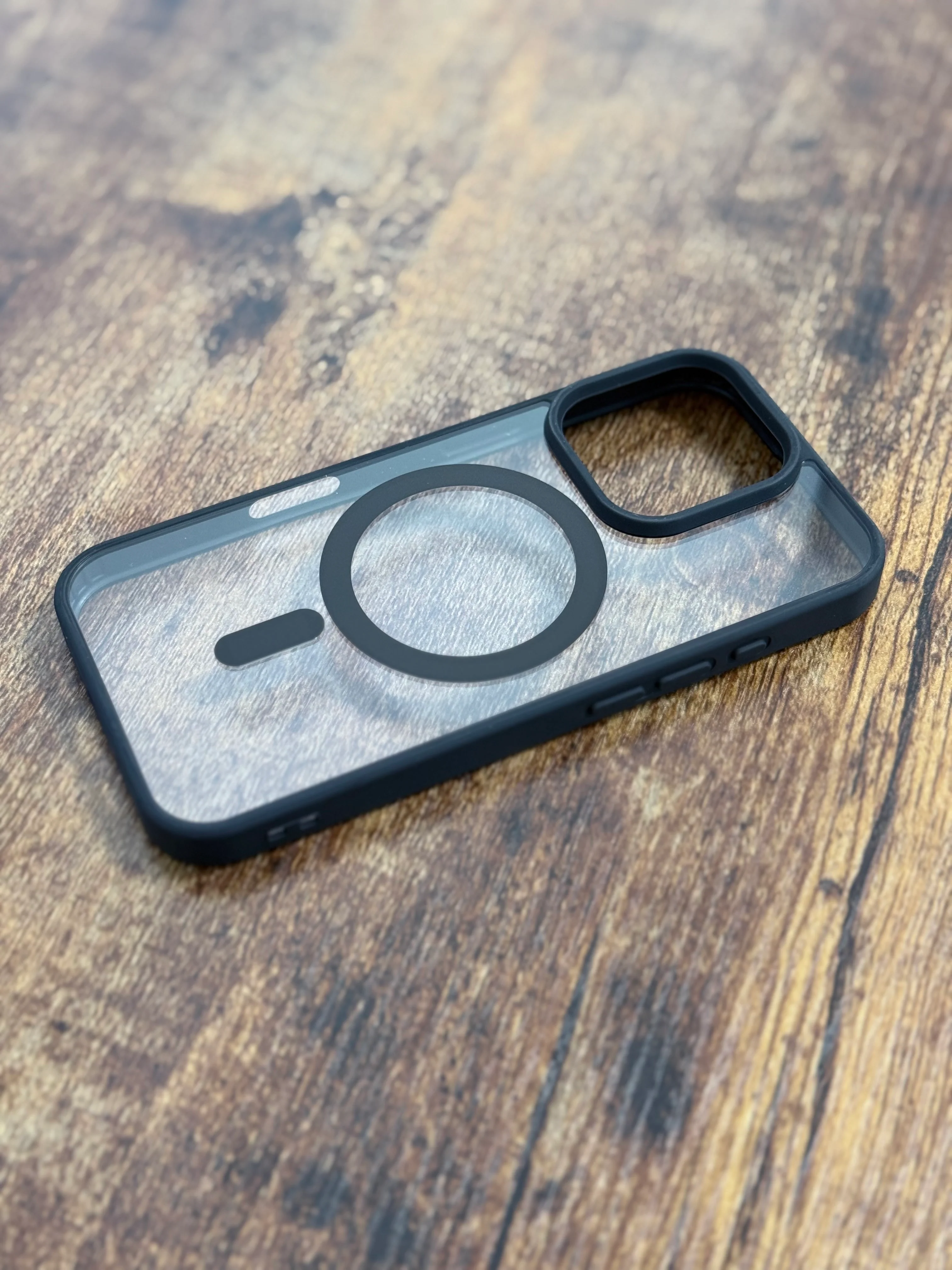 COVER MAGSAFE IPHONE 15PRO/16PRO/16PROMAX TRASPARENTE - Image 4