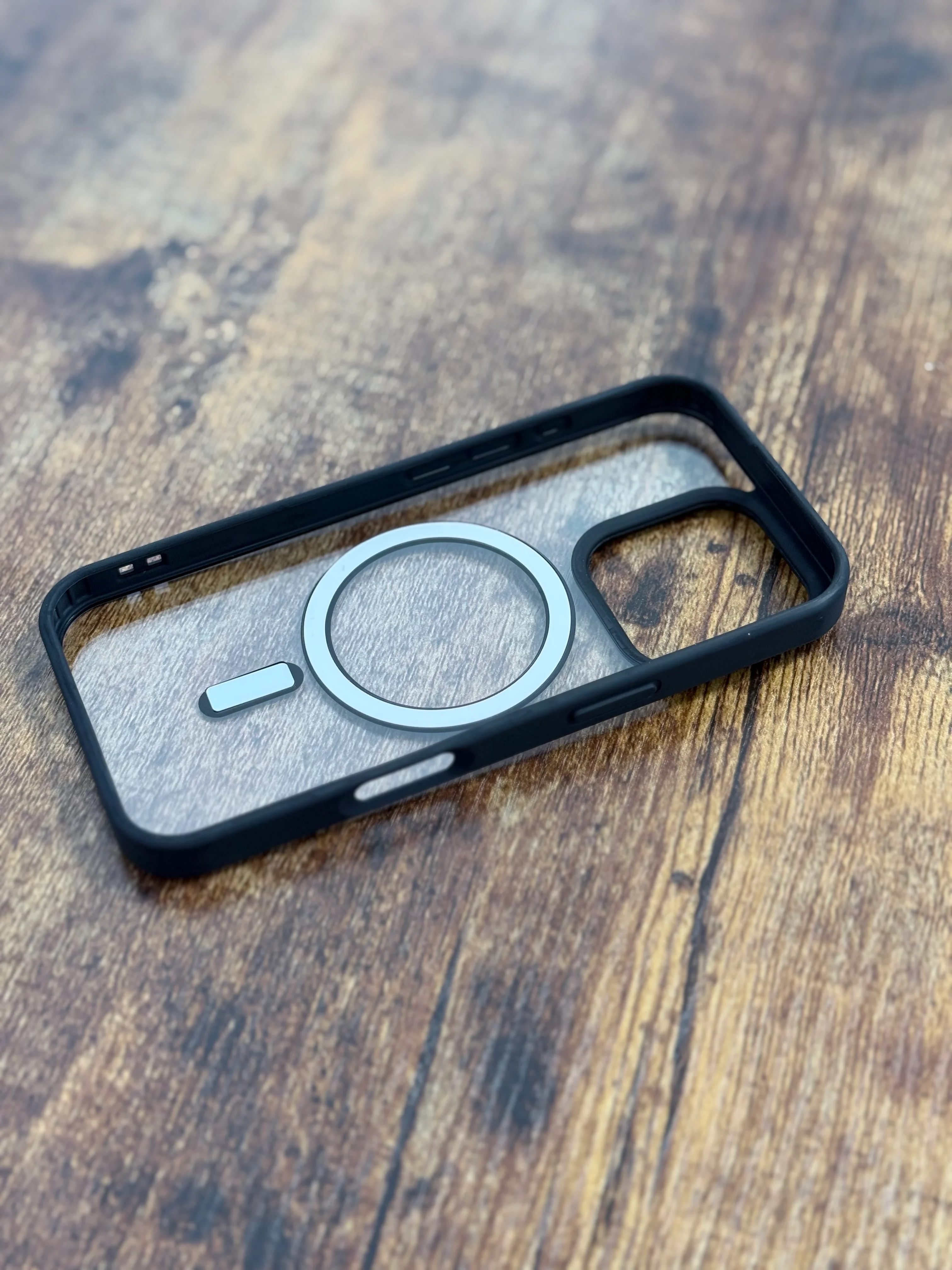 COVER MAGSAFE IPHONE 15PRO/16PRO/16PROMAX TRASPARENTE - Image 6