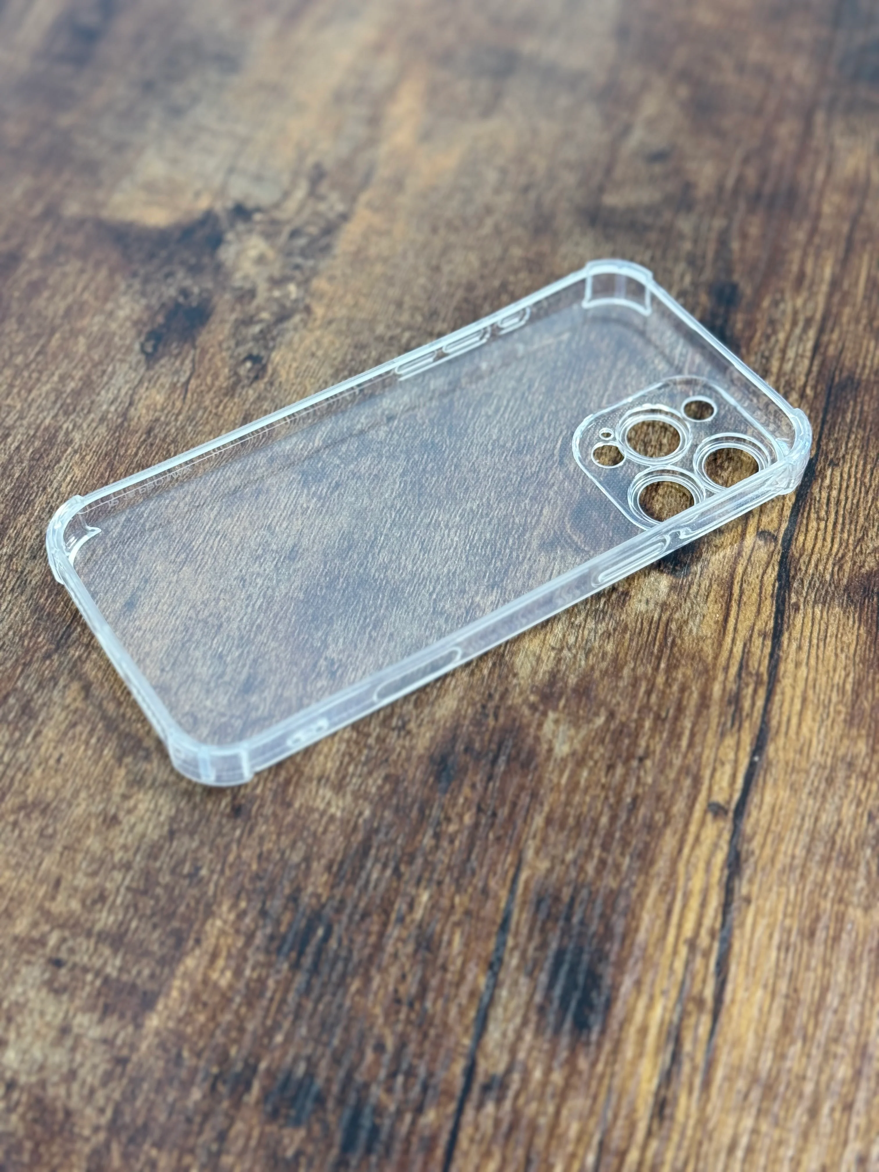 COVER IPHONE 16PRO/16PROMAX TRASPARENTE BORDI RINFORZATI E PROTECTION CAMERA - Image 3