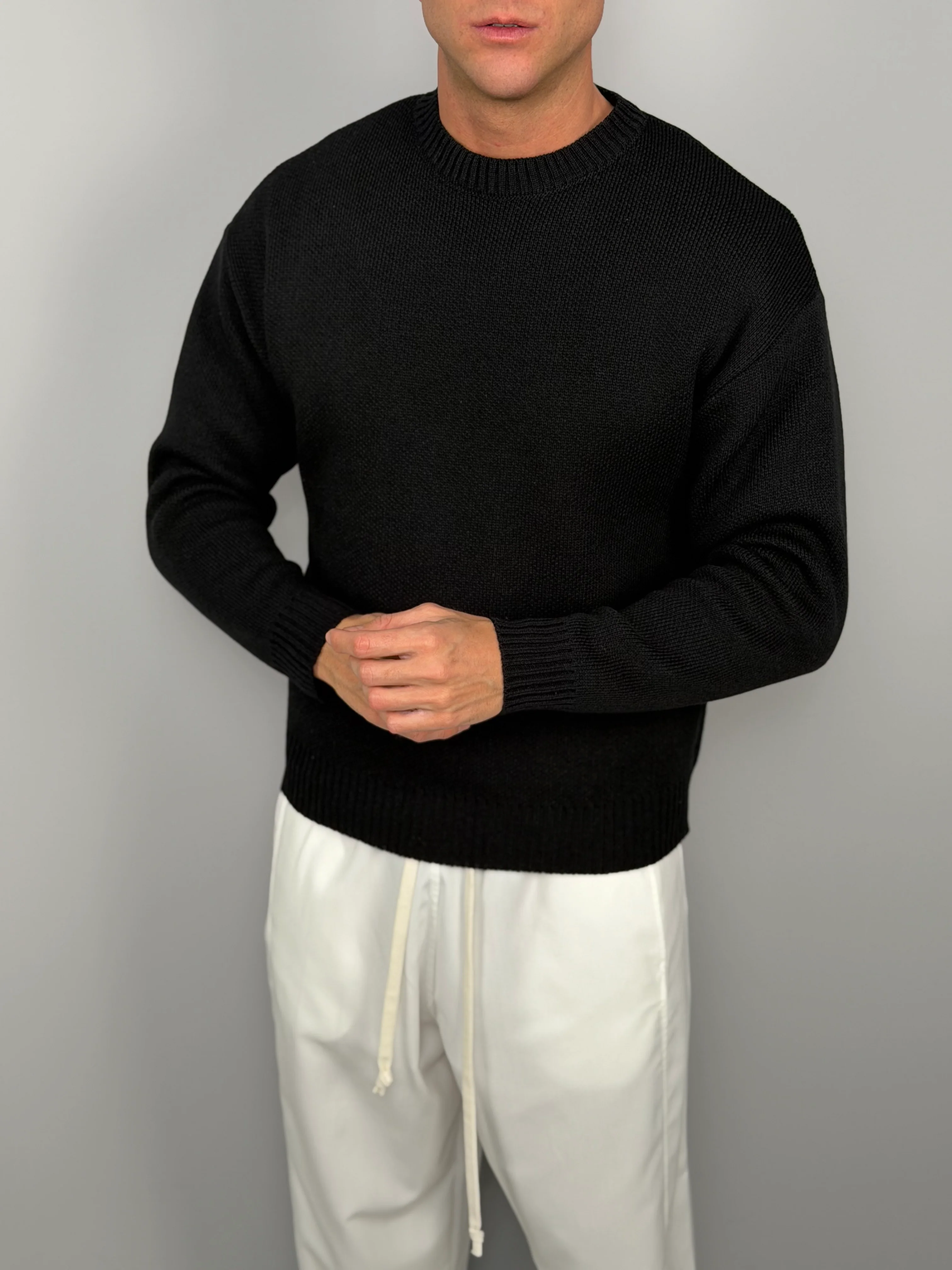 MAGLIONE ORIZZONTE COTONE - Image 4