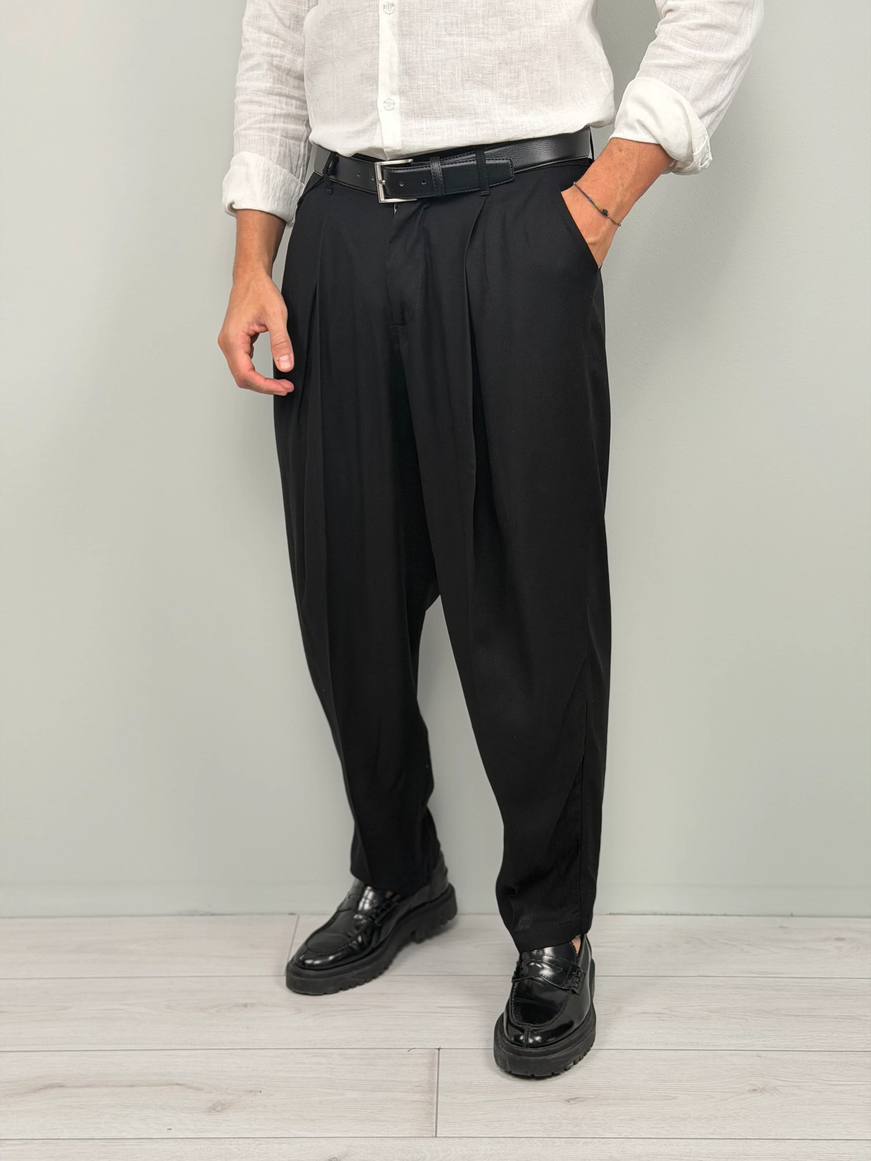 PANTALONE LINO GEEKOM AMPIO - Image 4