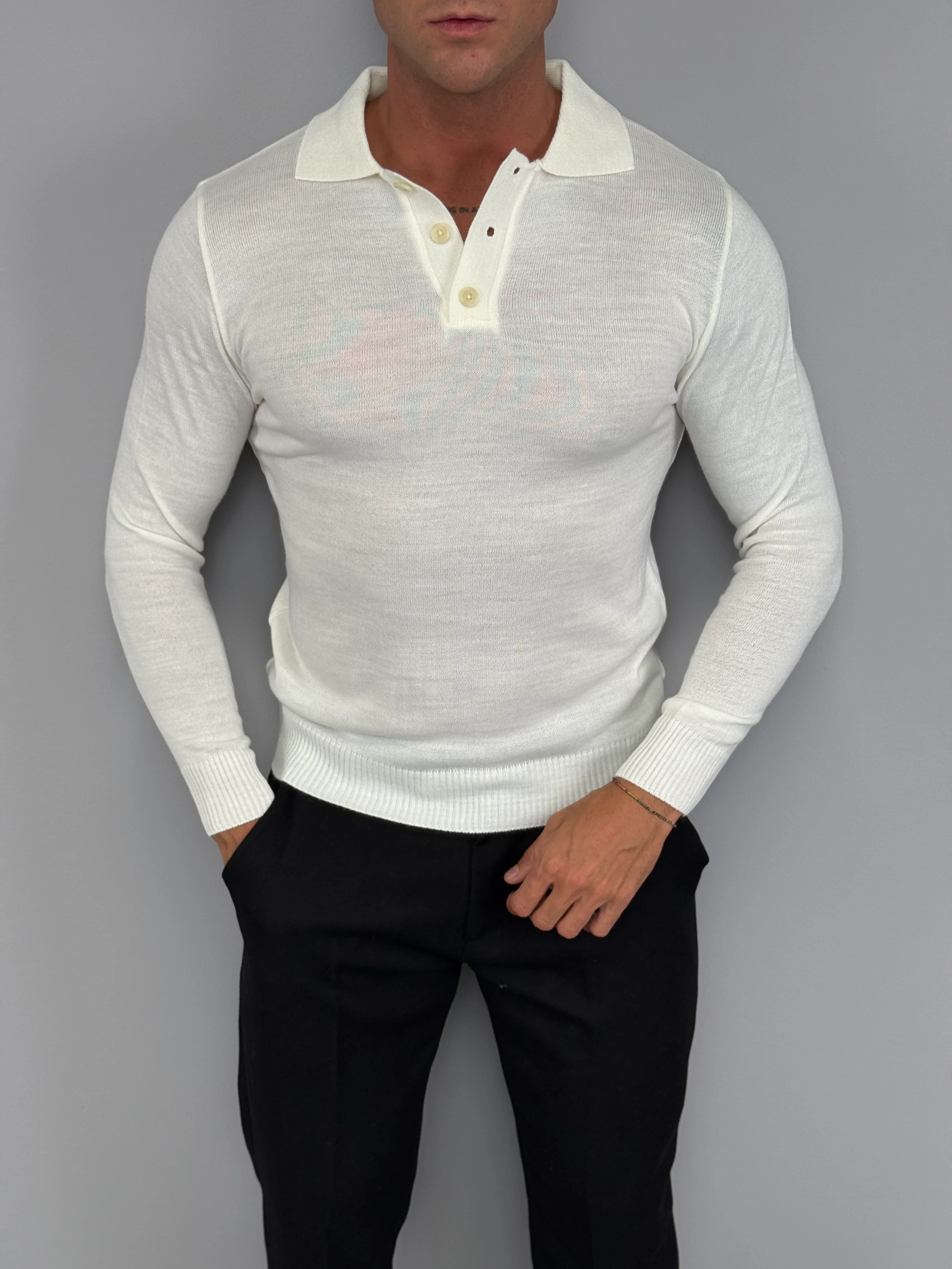 POLO COTONE MANICA LUNGA - Image 4